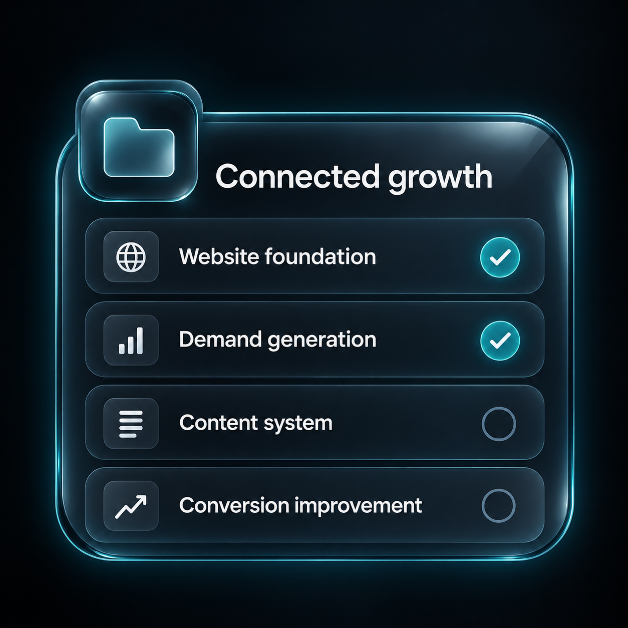 Connected growth system